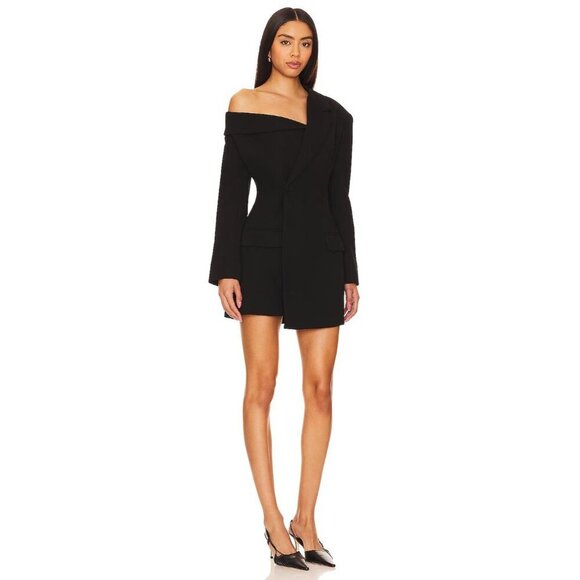 Atoir The Gisele Blazer Dress in Black Large New Womens Jacket Mini Cocktail - Picture 3 of 15